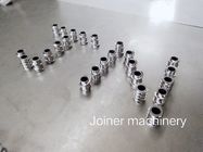 30 Vida Elemanı Pelet Makinesi Parçaları Gümüş Renkli Çift Vidalı Tasarım