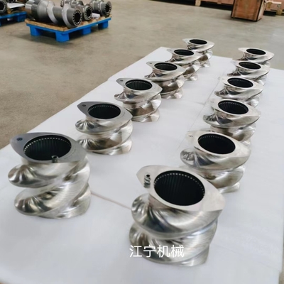 Petrokimya Endüstrisi için ZK320 Ekstruder Makine Parçaları Vida elemanı Dia 320mm