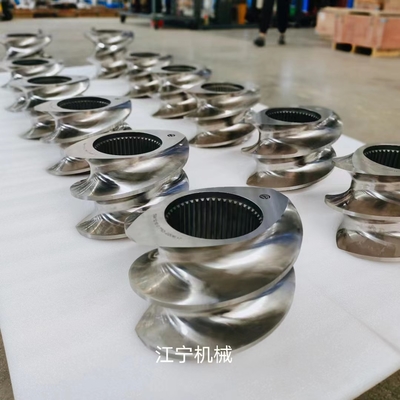 Petrokimya Endüstrisi için ZK320 Ekstruder Makine Parçaları Vida elemanı Dia 320mm