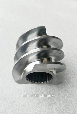 Clextral BC92 Twin Screw Extruder Screw Elements Plastik Mühendisliği Endüstrisi için yedek parçalar