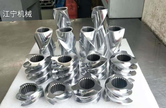 Clextral BC92 Twin Screw Extruder Screw Elements Plastik Mühendisliği Endüstrisi için yedek parçalar