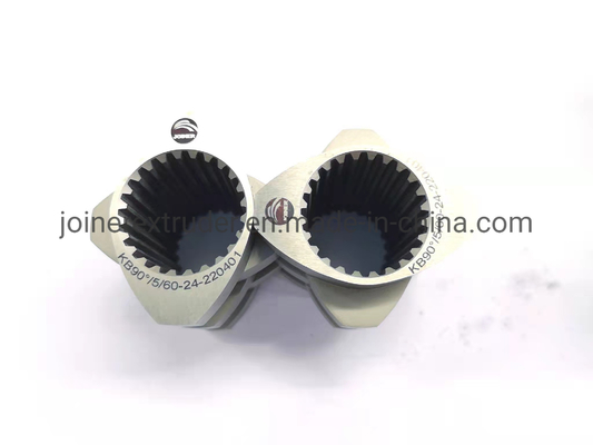 Clextral BC92 Twin Screw Extruder Screw Elements Plastik Mühendisliği Endüstrisi için yedek parçalar