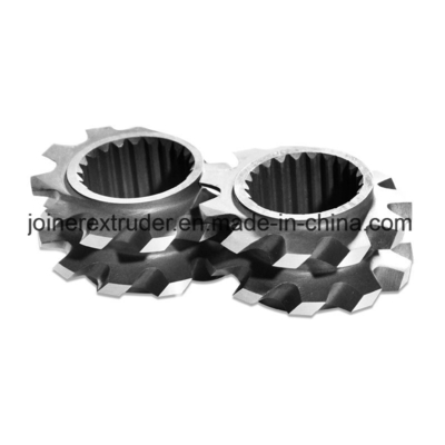 Model 223 41CrAlMo7 38CrMoAl Çift vidalı Petrol ve Performans için Karşı dönen Ekstrüder