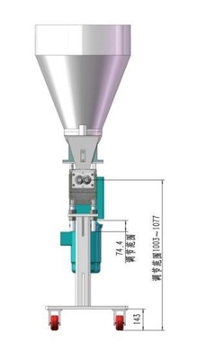 PP ABS Joiner Twin Screw Extruder Side Feeder KY75/65 Tip 300rpm Çıkış vida hızı