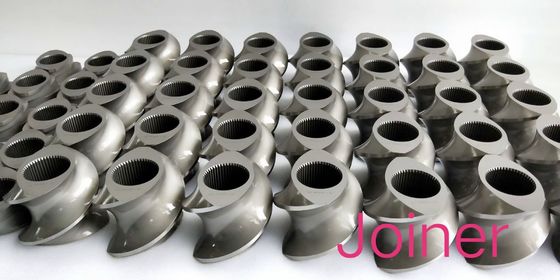 TEX65A Çift Vidalı Ekstruder Vida Elemanları Yoğurma Bloğu