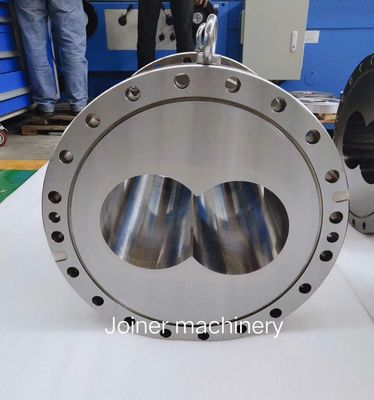 Gıda Yem Endüstrisi için Dayanıklı Aşınma Direnci Çift Vidalı Ekstruder Varil Silindir