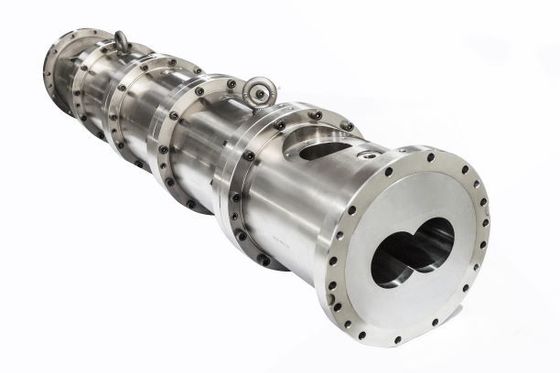 Gıda Yem Endüstrisi için Dayanıklı Aşınma Direnci Çift Vidalı Ekstruder Varil Silindir