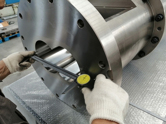 316L Model 75 Ekstrüder Makine Parçaları CNC İşleme vida segmentleri