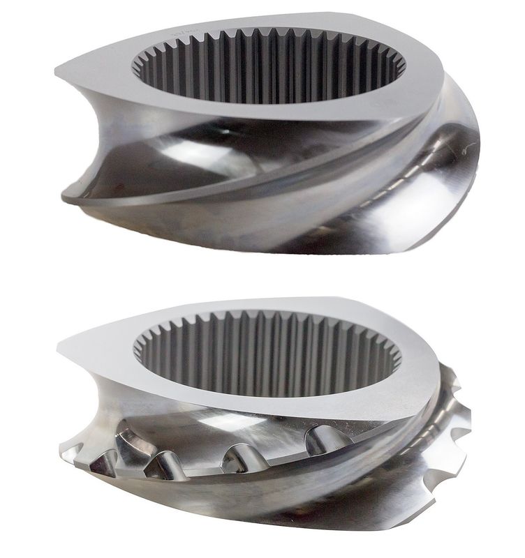 15.6-400 mm çaplı çift vidalı ekstrüder parçaları tasarımı ve video teknik desteği