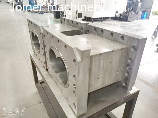 Çift vida ekstrüder bileşenleri Fıçı CNC işleme, puffed gıda endüstrisi için