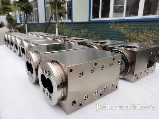 JSW CNC İşleme Hassaslığı Yuvarlak Çift vidalı Ekstrüder Fıçıları Kapalı ve Açık Tipi