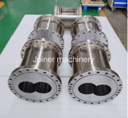 CNC İşleme Co Döner Çift Makara Ekstrüder Parçaları Barrel By Joiner