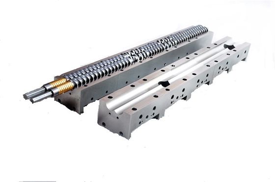 Çift Vidalı Mil Plastik Ekstrüder Vidalı Tasarım Ekstrüder Vida Parçaları WR15E Malzeme