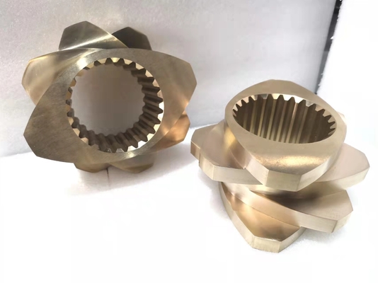 Çap 150mm Ekstruder Makine Parçaları Vida Elemanı Alüminyum Bronz Malzeme