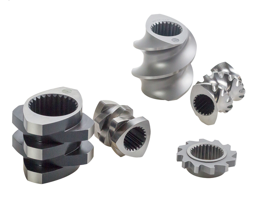 ISO yönetimi CNC işleme Çift Ekstrüder Makine Parçaları Bileşenleri Vida Elemanları