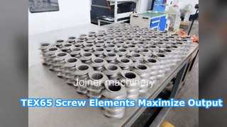 Plastik Kauçuk Makineleri için TEX65 Vida Elemanları