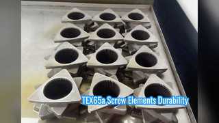 TEX65a Çift Vidalı Ekstruder Vida Elemanları