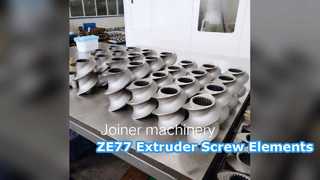 ZE77 Ekstruder Vida Elemanları HRC58-62 En İyi Kalite